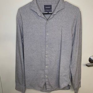Bonobos Long Sleeve Button Down Slim Fit M